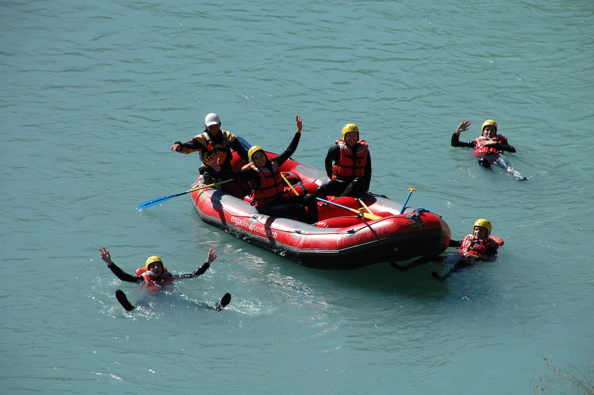 Teambuilding beim Rafting